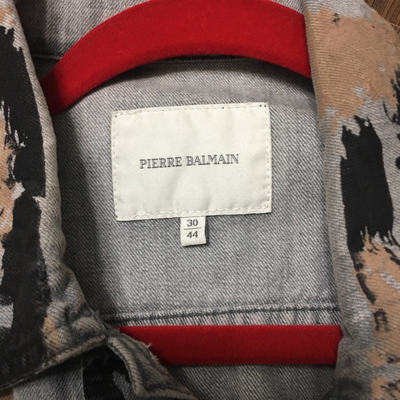 Balmain blazer. Italian 44. Black Silver Tan on grey - Picture 3 of 7